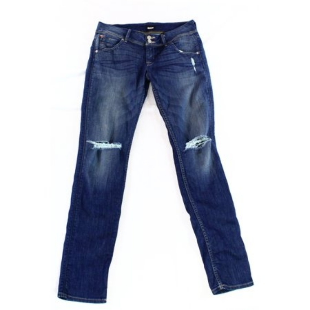 Perfectly Distressed Hudsons Jeans Collin Flap 25!